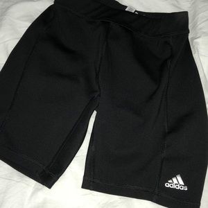 Adidas compression shorts, size small, color black
